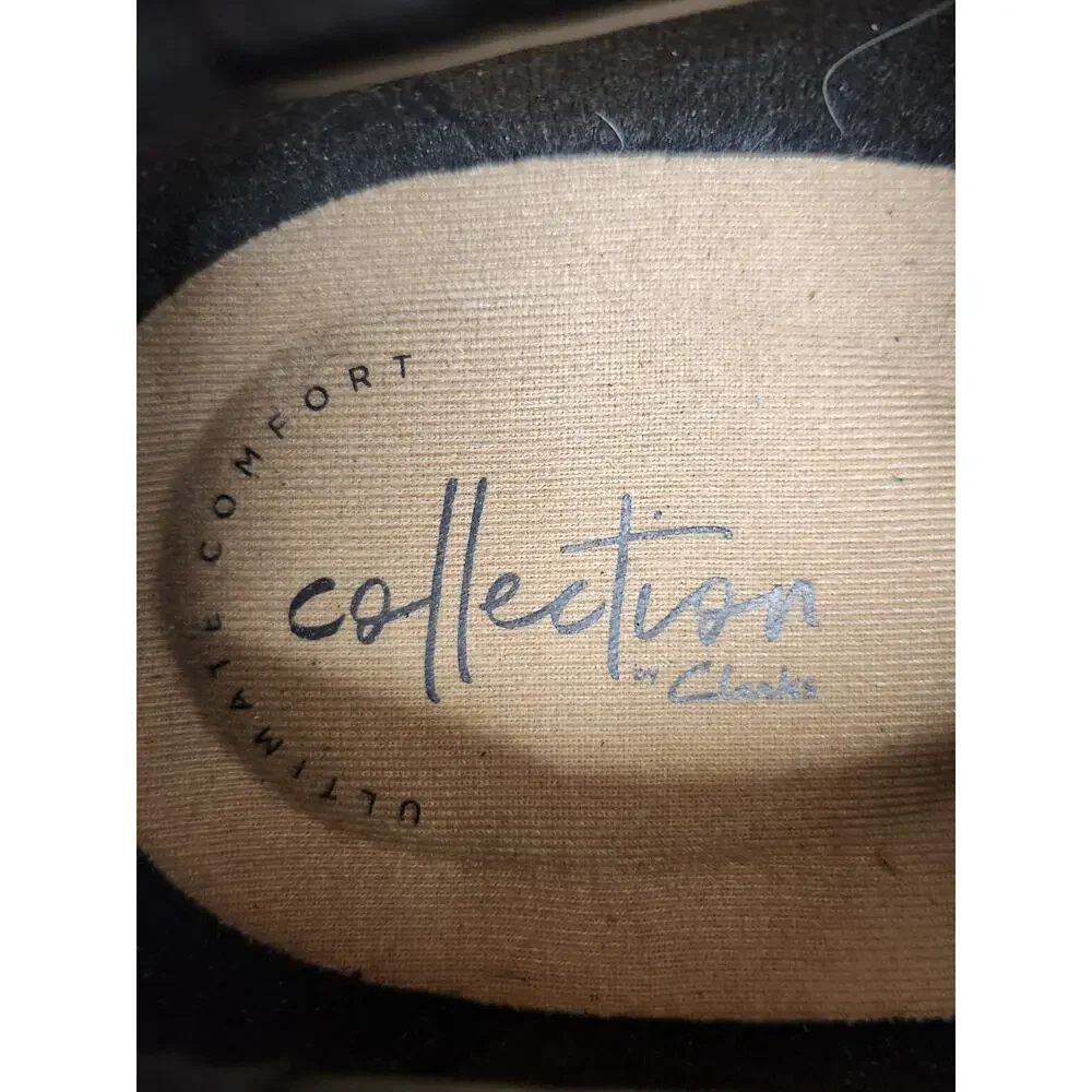Clarks Collection Kempton Black Leather Lace Up Oxford Dress Shoes Men's Size 11